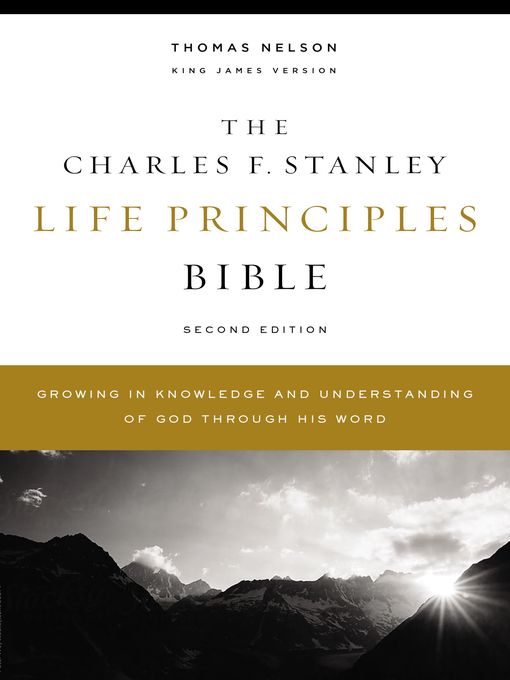 Cover image for KJV, Charles F. Stanley Life Principles Bible